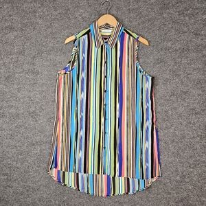 Spense Multicolor‎ Striped Sleeveless Tunic